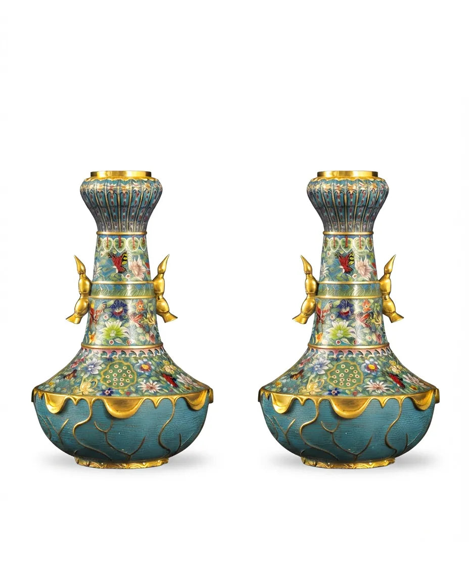 Custom-patterned Cloisonne Vase|Decorative Items|Unique Personalized Gifts Dubai &amp; Riyadh|Designer Presents