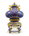 Customized Twin Phoenix-Head Handles Cloisonne Vase|Decorative Items|Unique Personalized Gifts Dubai & Riyadh|Designer Presents