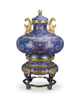 Customized Twin Phoenix-Head Handles Cloisonne Vase|Decorative Items|Unique Personalized Gifts Dubai & Riyadh|Designer Presents