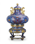 Customized Twin Phoenix-Head Handles Cloisonne Vase|Decorative Items|Unique Personalized Gifts Dubai & Riyadh|Designer Presents