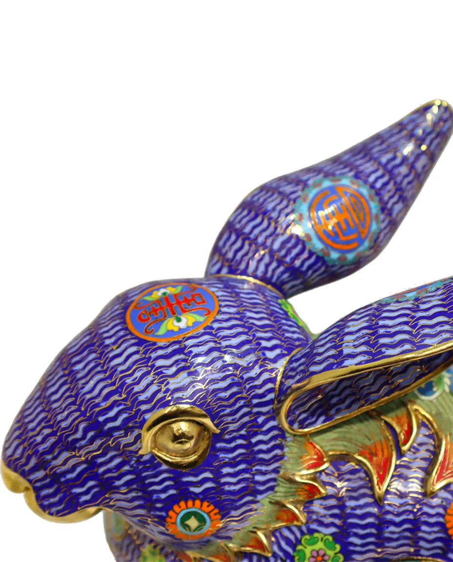 Customized Jade Rabbit Cloisonne Sculpture|Decorative Items|Unique Personalized Gifts Dubai &amp; Riyadh|Designer Presents