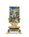 Customized Landscape Painting Cloisonne Screen|Decorative Items|Unique Personalized Gifts Dubai & Riyadh|Designer Presents