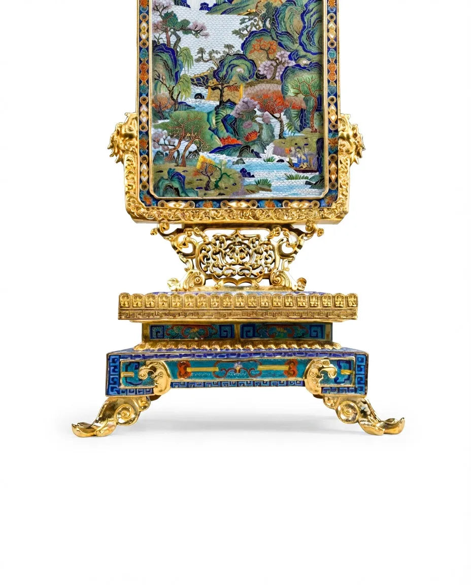 Customized Landscape Painting Cloisonne Screen|Decorative Items|Unique Personalized Gifts Dubai &amp; Riyadh|Designer Presents
