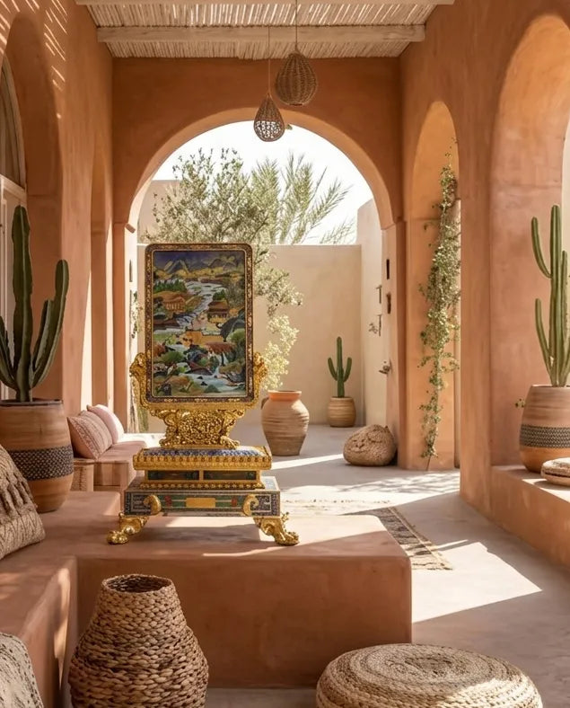 Customized Landscape Painting Cloisonne Screen|Decorative Items|Unique Personalized Gifts Dubai &amp; Riyadh|Designer Presents