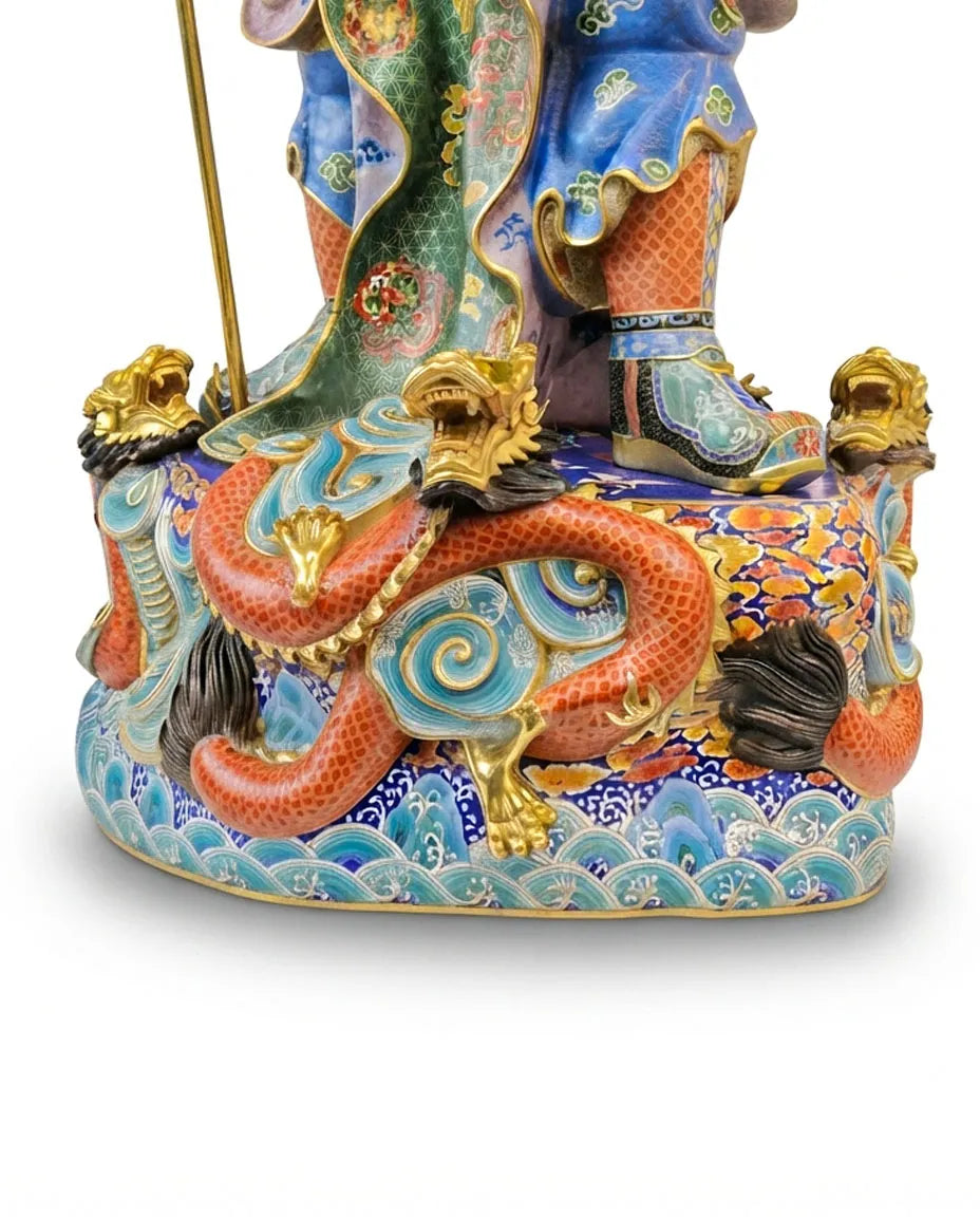 Customized Guan Yu Cloisonne Statue|Decorative Items|Unique Personalized Gifts Dubai &amp; Riyadh|Designer Presents
