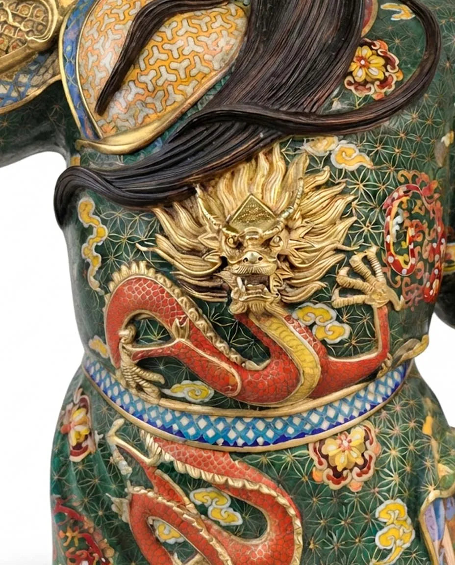 Customized Guan Yu Cloisonne Statue|Decorative Items|Unique Personalized Gifts Dubai &amp; Riyadh|Designer Presents