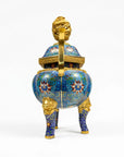 Customized Hexagonal Cloisonne Oud Burner|Decorative Items|Unique Personalized Gifts Dubai & Riyadh|Designer Presents