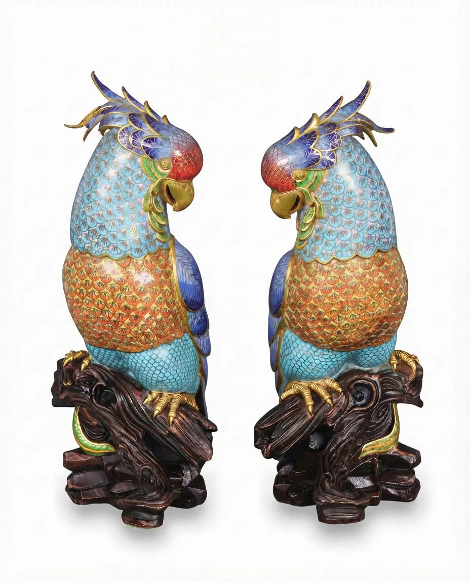 Customized Parrot Cloisonne sculpture|Decorative Items|Unique Personalized Gifts Dubai &amp; Riyadh|Designer Presents