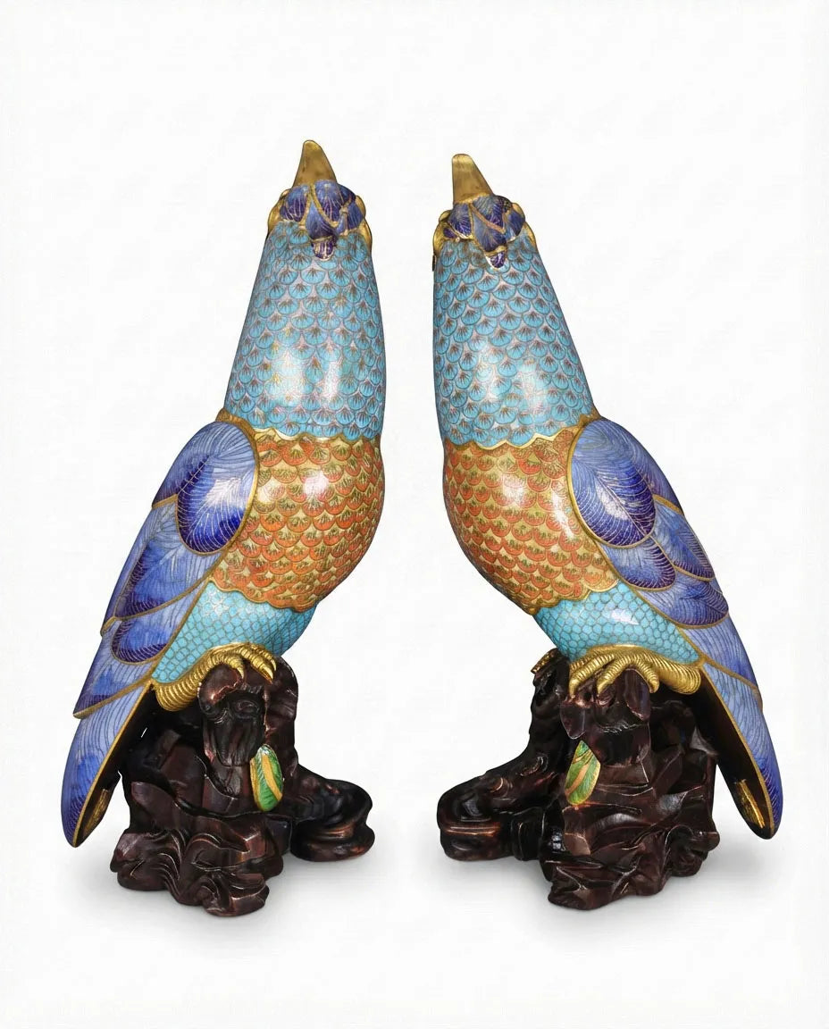 Customized Parrot Cloisonne sculpture|Decorative Items|Unique Personalized Gifts Dubai &amp; Riyadh|Designer Presents