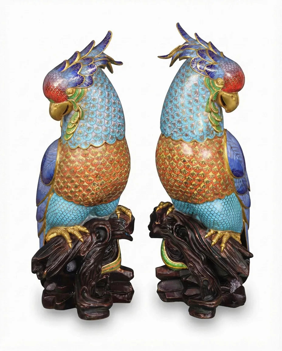 Customized Parrot Cloisonne sculpture|Decorative Items|Unique Personalized Gifts Dubai &amp; Riyadh|Designer Presents
