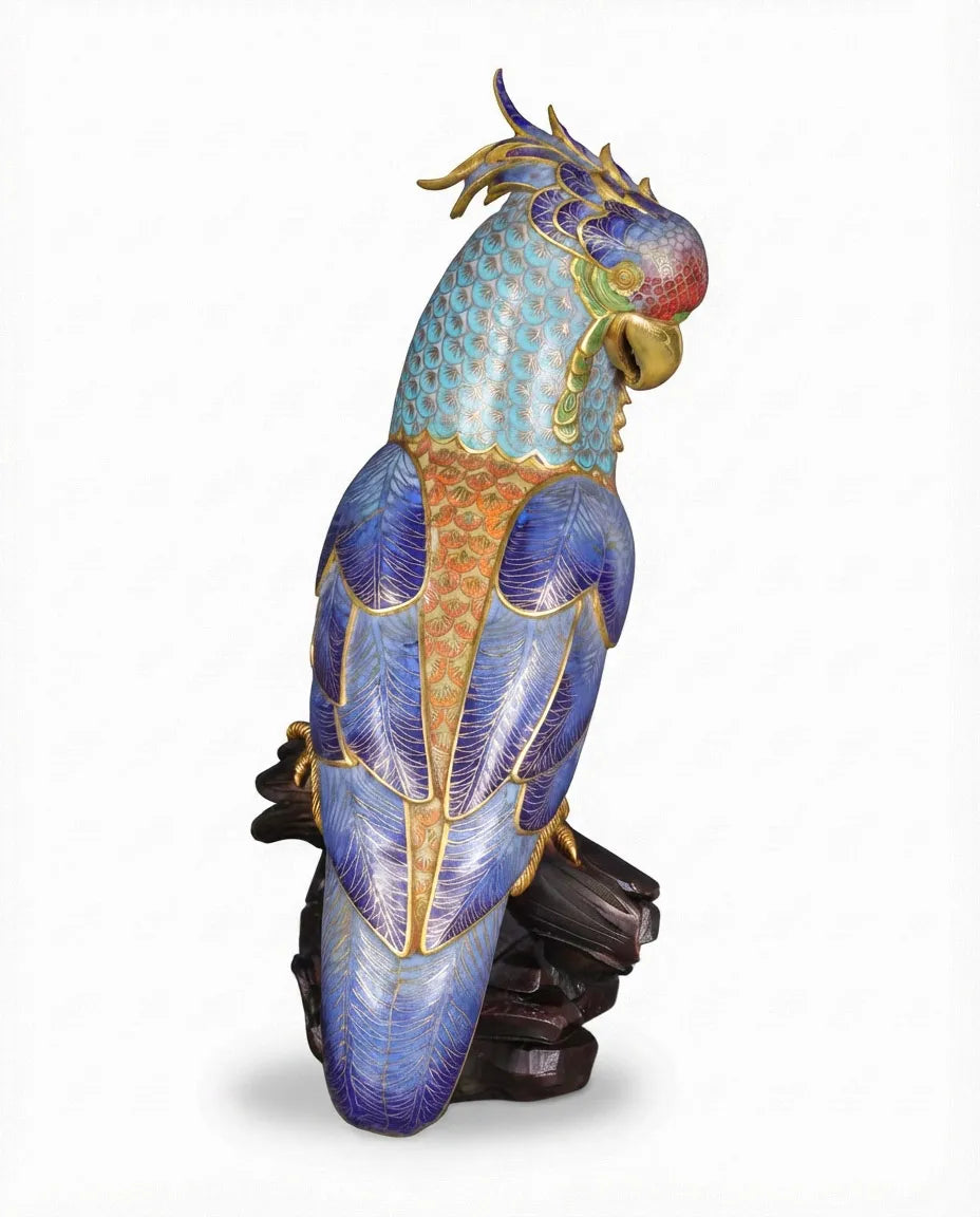 Customized Parrot Cloisonne sculpture|Decorative Items|Unique Personalized Gifts Dubai &amp; Riyadh|Designer Presents