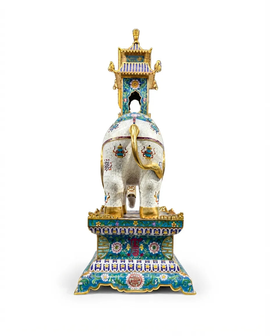 Customized Peace Elephant Cloisonne Sculpture|Decorative Items|Unique Personalized Gifts Dubai &amp; Riyadh|Designer Presents