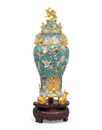 Customized Peace Cloisonne Floor Vase|Decorative Items|Unique Personalized Gifts Dubai & Riyadh|Designer Presents