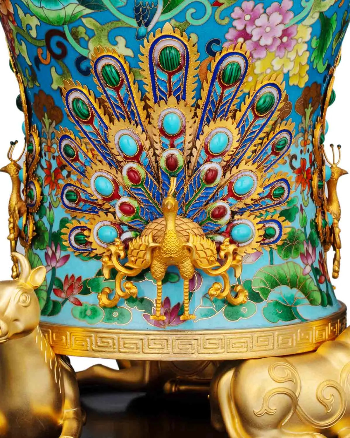 Customized Peace Cloisonne Vase|Decorative Items|Unique Personalized Gifts Dubai &amp; Riyadh|Designer Presents