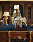 Customized Peace Elephant Cloisonne Sculpture|Decorative Items|Unique Personalized Gifts Dubai & Riyadh|Designer Presents