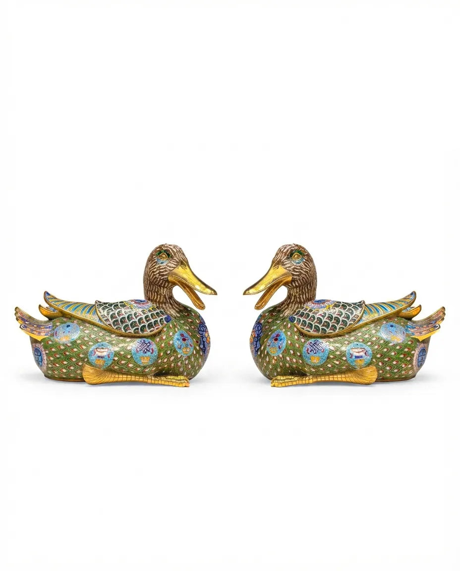 Customized Prosperity Duck Cloisonne sculpture|Decorative Items|Unique Personalized Gifts Dubai &amp; Riyadh|Designer Presents