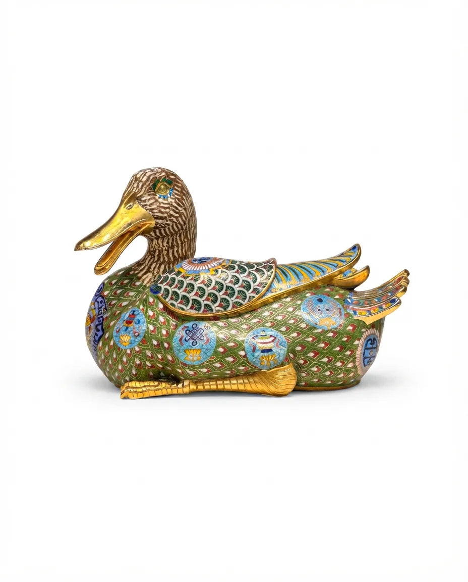 Customized Prosperity Duck Cloisonne sculpture|Decorative Items|Unique Personalized Gifts Dubai &amp; Riyadh|Designer Presents