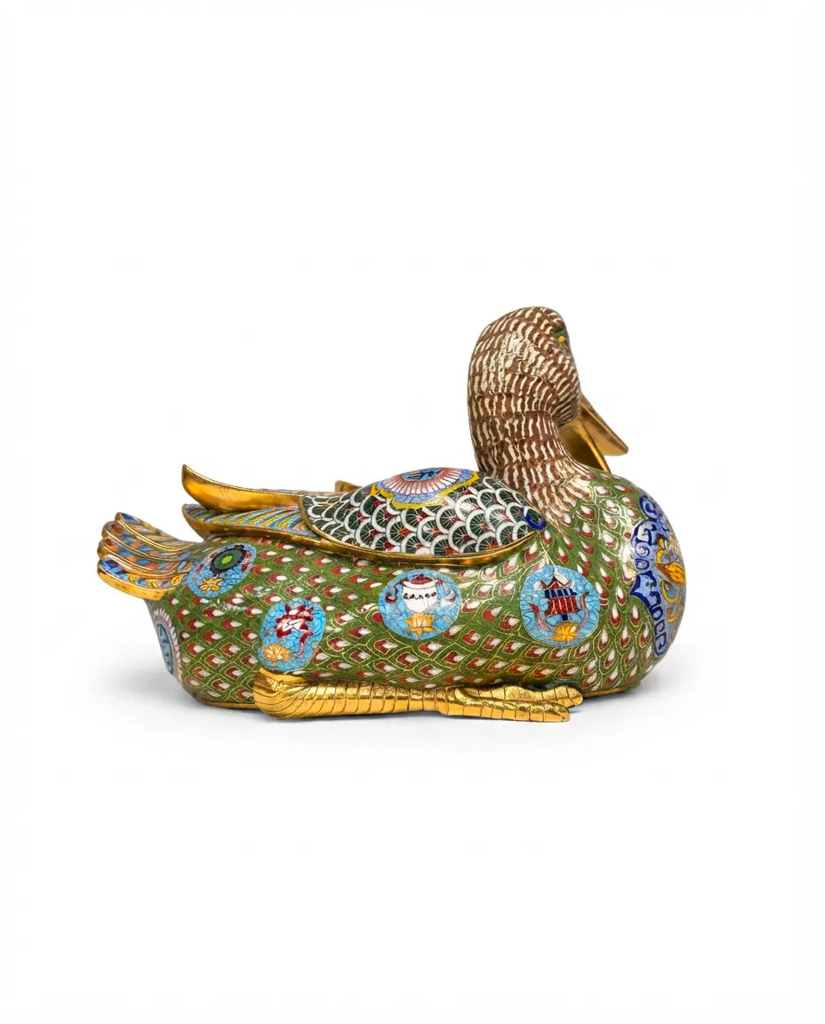 Customized Prosperity Duck Cloisonne sculpture|Decorative Items|Unique Personalized Gifts Dubai &amp; Riyadh|Designer Presents