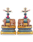 Customized Prosperity Elephant Cloisonne Sculpture|Decorative Items|Unique Personalized Gifts Dubai & Riyadh|Designer Presents