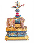 Customized Prosperity Elephant Cloisonne Sculpture|Decorative Items|Unique Personalized Gifts Dubai & Riyadh|Designer Presents