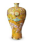 Customized Magnolia Flower Painting Cloisonne Vase|Decorative Items|Unique Personalized Gifts Dubai & Riyadh|Designer Presents