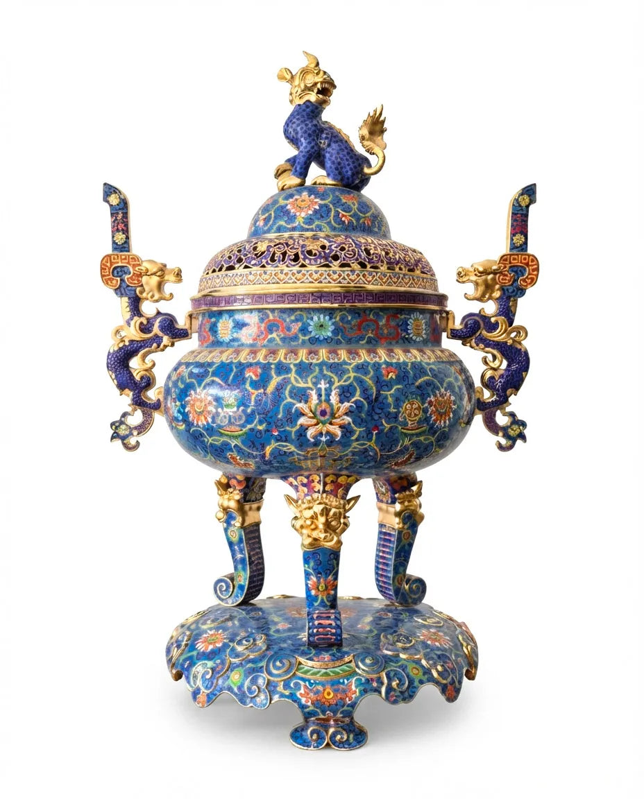 Customized Royal Standards Cloisonne Oud Burner|Decorative Items|Unique Personalized Gifts Dubai &amp; Riyadh|Designer Presents