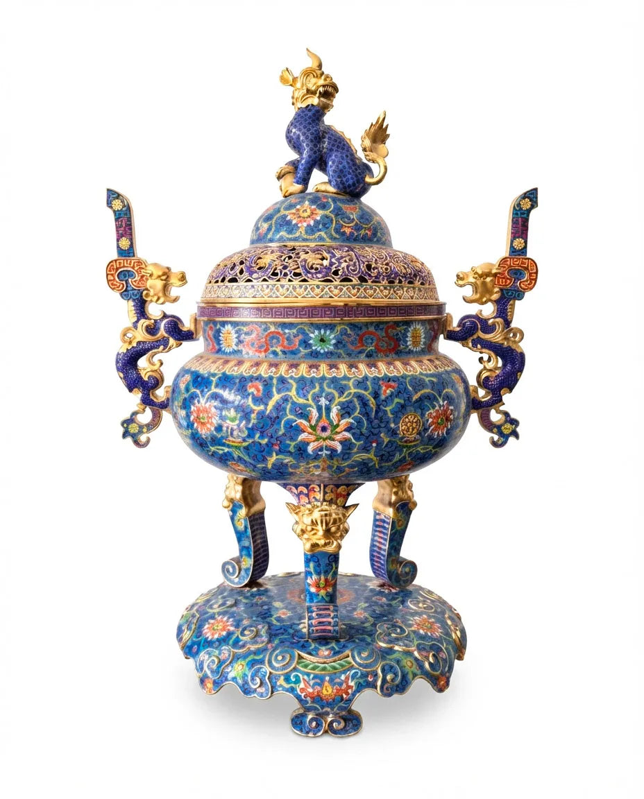 Customized Royal Standards Cloisonne Oud Burner|Decorative Items|Unique Personalized Gifts Dubai &amp; Riyadh|Designer Presents