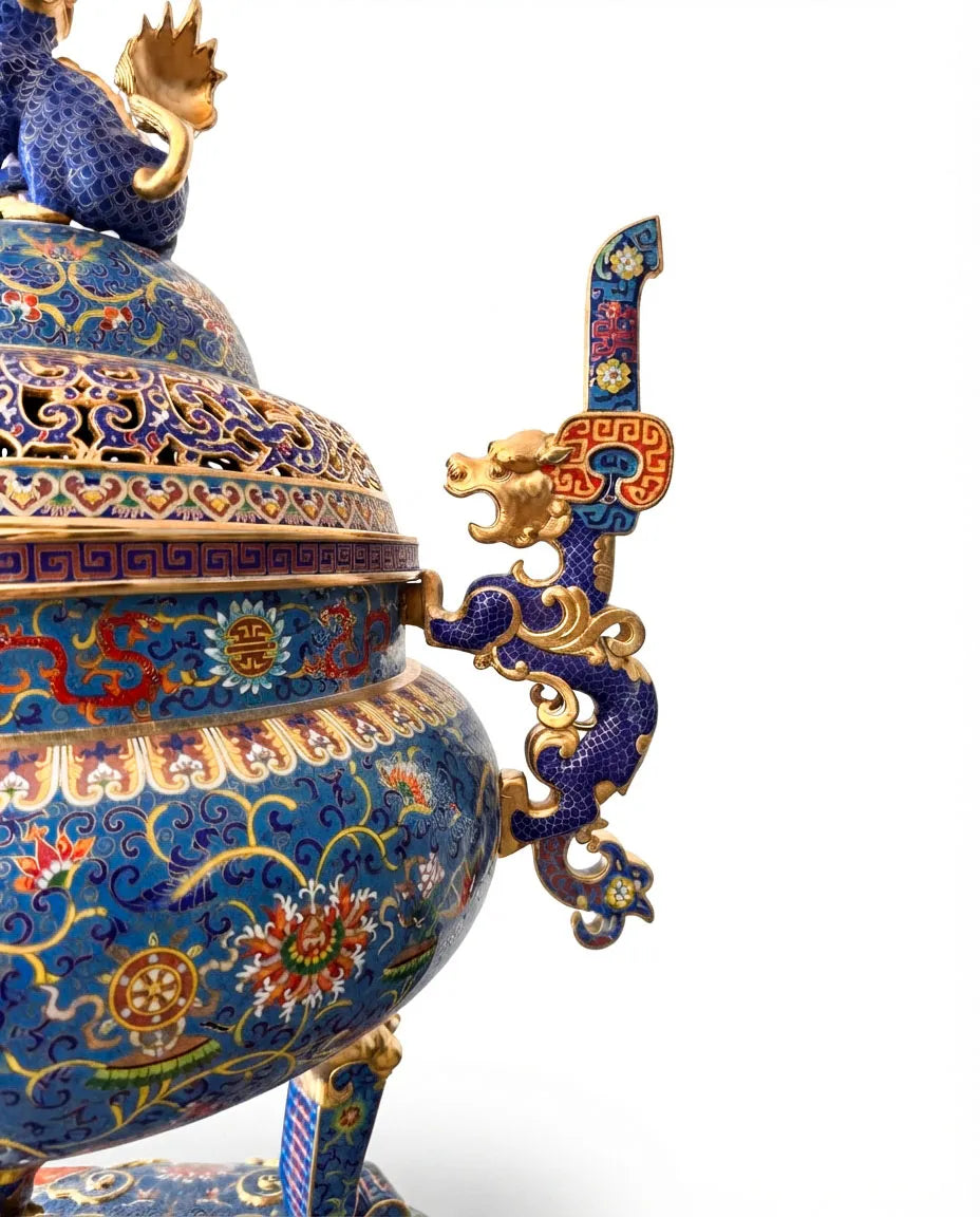 Customized Royal Standards Cloisonne Oud Burner|Decorative Items|Unique Personalized Gifts Dubai &amp; Riyadh|Designer Presents