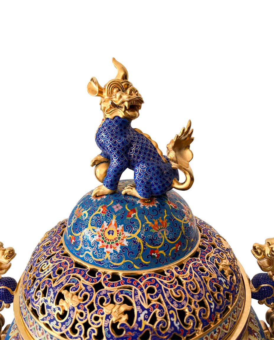 Customized Royal Standards Cloisonne Oud Burner|Decorative Items|Unique Personalized Gifts Dubai &amp; Riyadh|Designer Presents