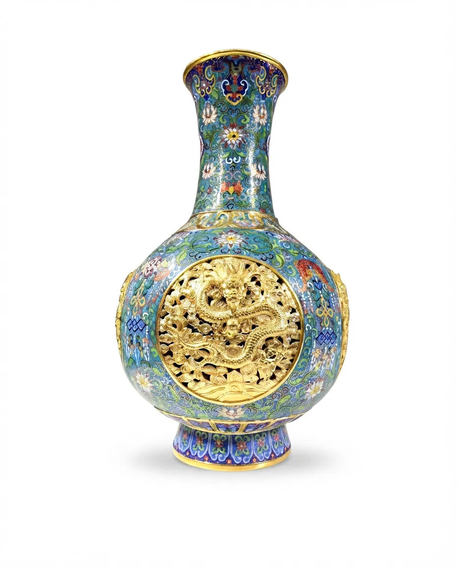 Customized Revolving Cloisonne Vase|Decorative Items|Unique Personalized Gifts Dubai &amp; Riyadh|Designer Presents