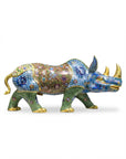 Customized Rhino Cloisonne sculpture|Decorative Items|Unique Personalized Gifts Dubai & Riyadh|Designer Presents