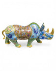 Customized Rhino Cloisonne sculpture|Decorative Items|Unique Personalized Gifts Dubai & Riyadh|Designer Presents