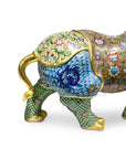 Customized Rhino Cloisonne sculpture|Decorative Items|Unique Personalized Gifts Dubai & Riyadh|Designer Presents