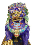 Customized Palace-gate Lion Cloisonne sculpture|Decorative Items|Unique Personalized Gifts Dubai & Riyadh|Designer Presents