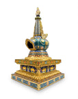 Customized Stupa Cloisonne sculpture|Decorative Items|Unique Personalized Gifts Dubai & Riyadh|Designer Presents