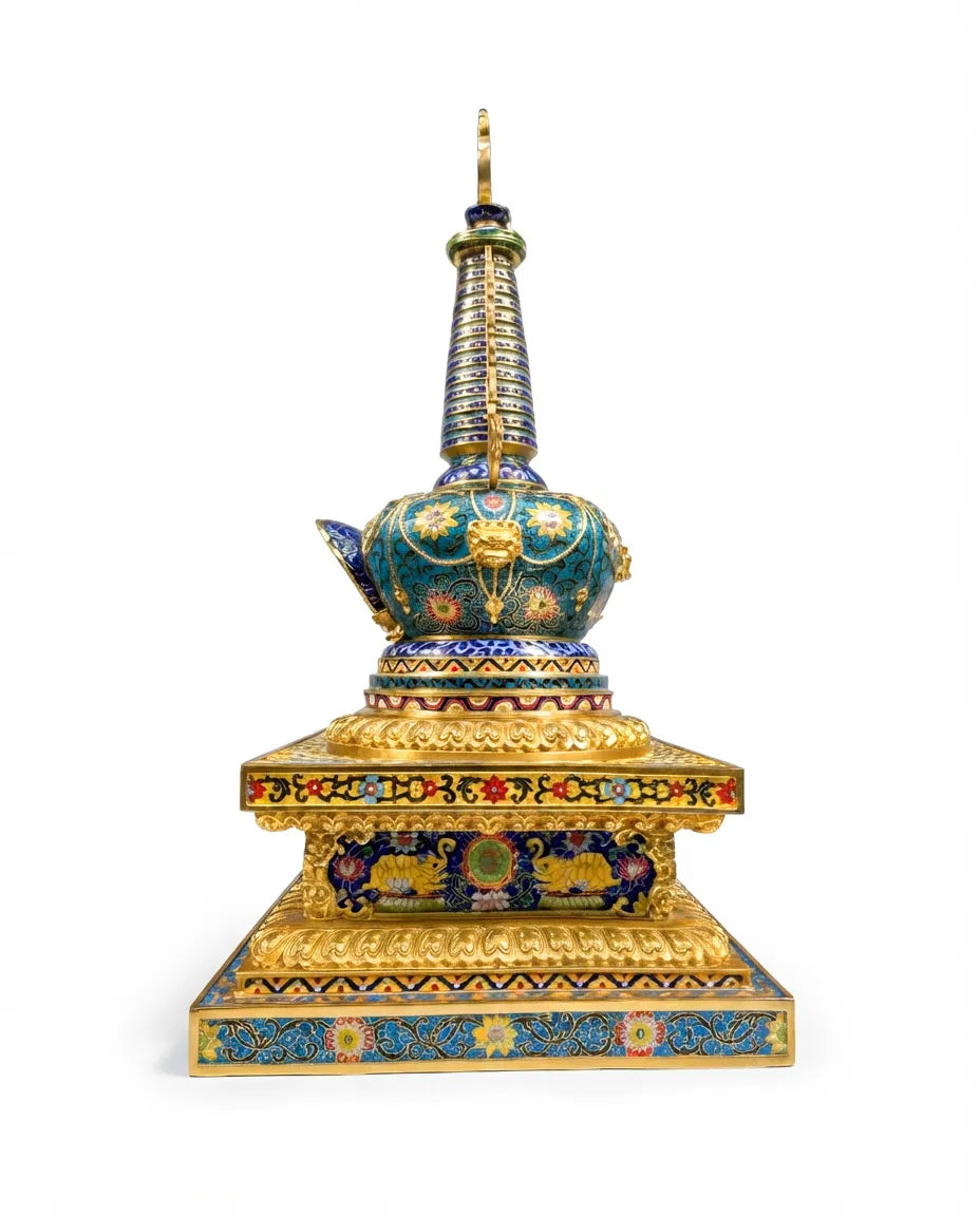 Customized Stupa Cloisonne sculpture|Decorative Items|Unique Personalized Gifts Dubai &amp; Riyadh|Designer Presents