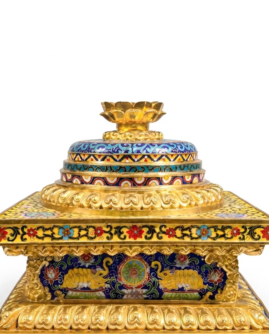 Customized Stupa Cloisonne sculpture|Decorative Items|Unique Personalized Gifts Dubai &amp; Riyadh|Designer Presents