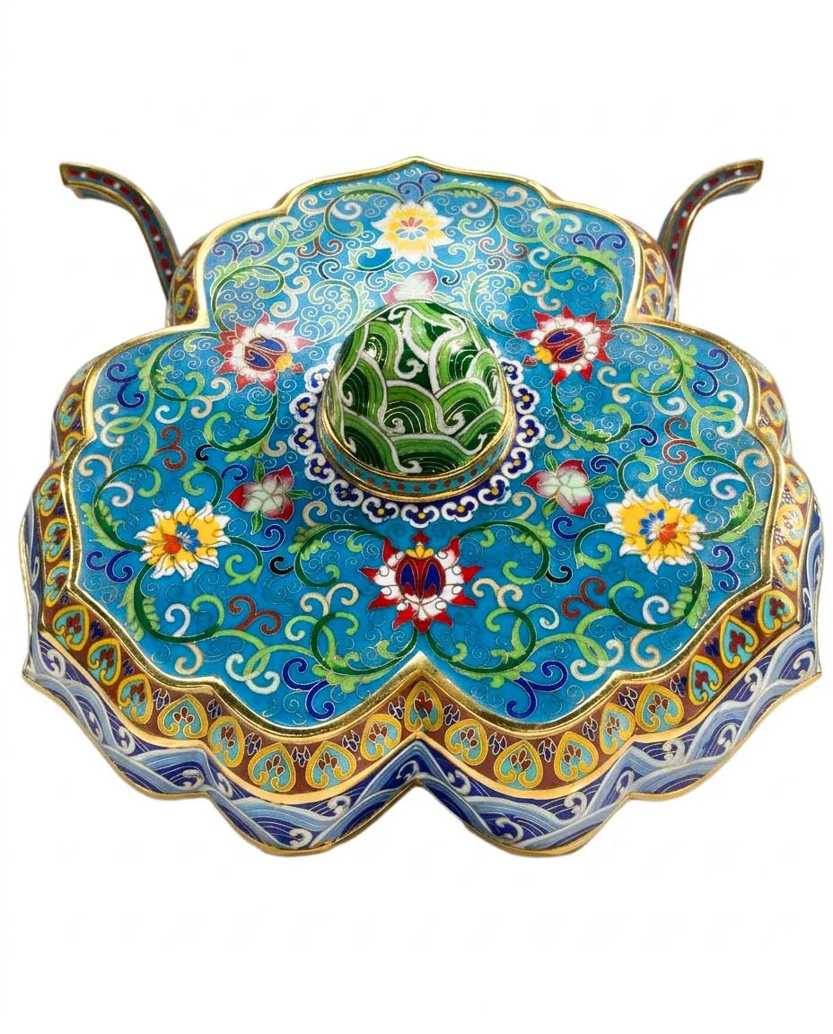 Customized Three-legged Beast-Top Finial Cloisonne Oud Burner|Decorative Items|Unique Personalized Gifts Dubai &amp; Riyadh|Designer Presents