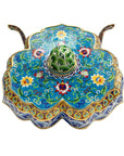 Customized Three-legged Beast-Top Finial Cloisonne Oud Burner|Decorative Items|Unique Personalized Gifts Dubai & Riyadh|Designer Presents