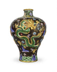 Customized Three Dragons Cloisonne Vase|Decorative Items|Unique Personalized Gifts Dubai & Riyadh|Designer Presents