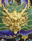 Customized Three Dragons Cloisonne Vase|Decorative Items|Unique Personalized Gifts Dubai & Riyadh|Designer Presents