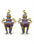 Customized Elephant-foot Legs Lion-decoration Cloisonne Oud Burner|Decorative Items|Unique Personalized Gifts Dubai & Riyadh|Designer Presents