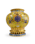 Customized Animal-head Motifs Handles Cloisonne Jar|Decorative Items|Unique Personalized Gifts Dubai & Riyadh|Designer Presents