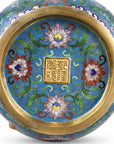 Customized Twin Dragon Handles Jade-pot Shape Cloisonne Vase|Decorative Items|Unique Personalized Gifts Dubai & Riyadh|Designer Presents
