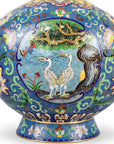 Customized Twin Dragon Handles Jade-pot Shape Cloisonne Vase|Decorative Items|Unique Personalized Gifts Dubai & Riyadh|Designer Presents