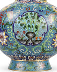 Customized Twin Dragon Handles Jade-pot Shape Cloisonne Vase|Decorative Items|Unique Personalized Gifts Dubai & Riyadh|Designer Presents