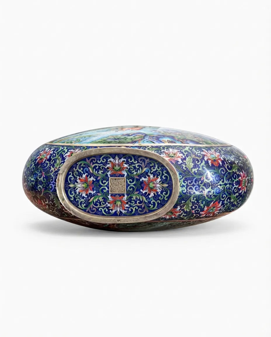 Customized Moon Flask Cloisonne Vase|Decorative Items|Unique Personalized Gifts Dubai &amp; Riyadh|Designer Presents