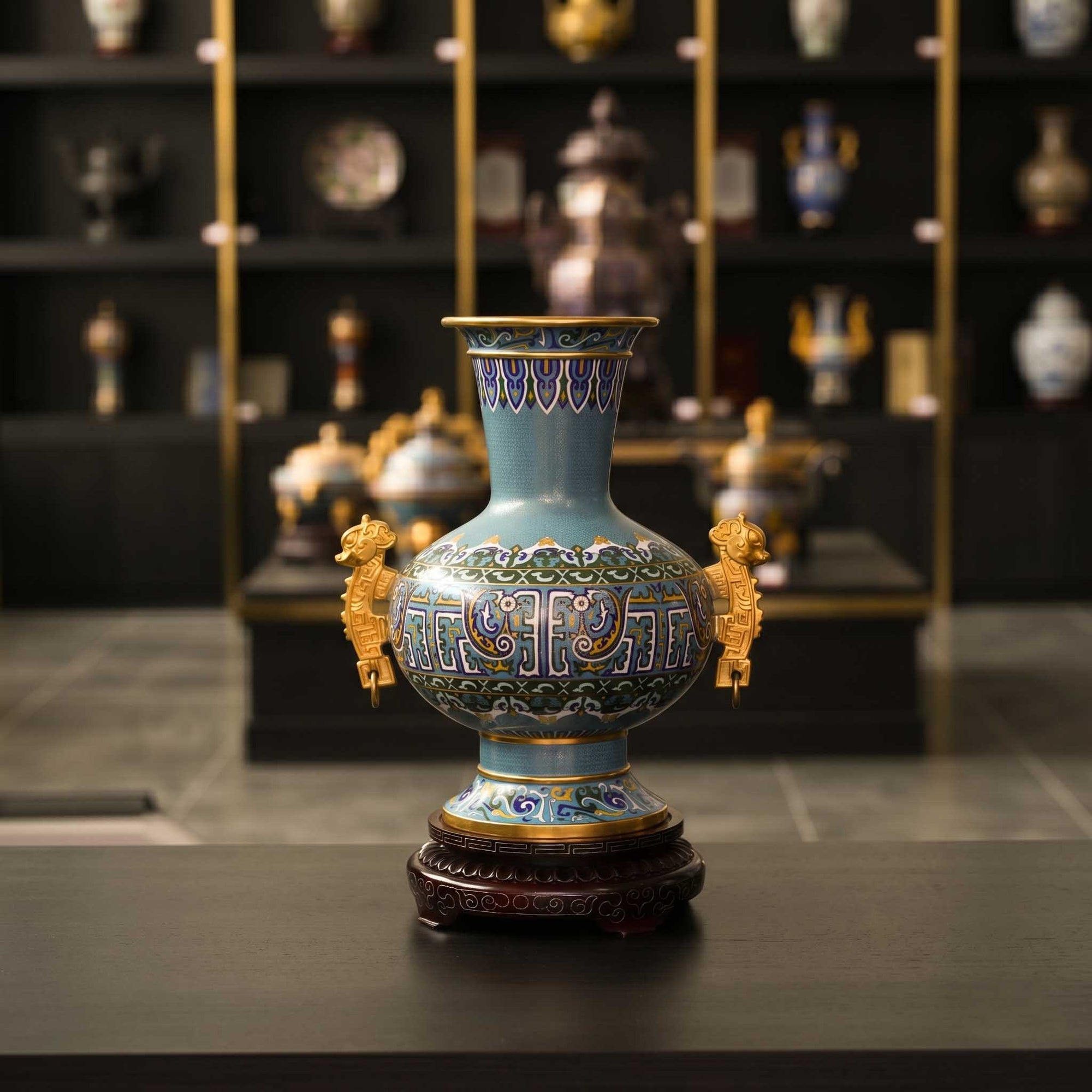 Handmade Beijing Chinese Cloisonne Luxury Art for Dubai UAE GCC