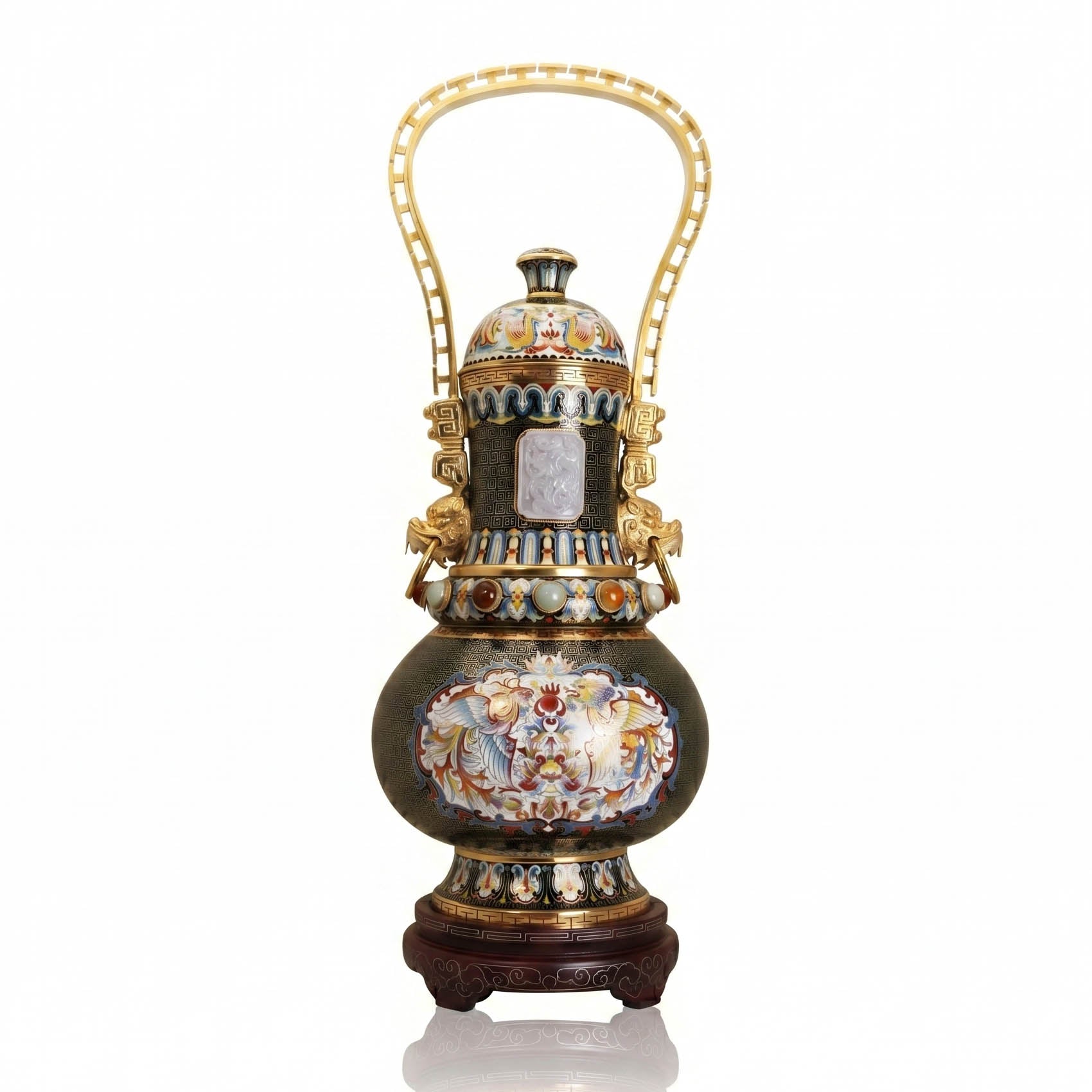 Handmade Beijing Chinese Cloisonne Luxury Art for Dubai UAE GCC