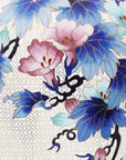 Close-up detail of the gold-plated copper rim and enamel trumpet creeper and lily pattern on this Royal Cloisonne vase,a premium piece for luxury home decor and home gifts